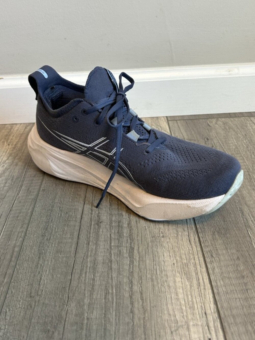 Asics Gel Nimbus 26 Running Shoes Women Sz 10.5 Blue FF Blast+ PureGEL Sneakers - Picture 7 of 16